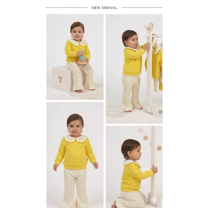9/24 Ay Piti Kalpli Penye Bebek Takımı