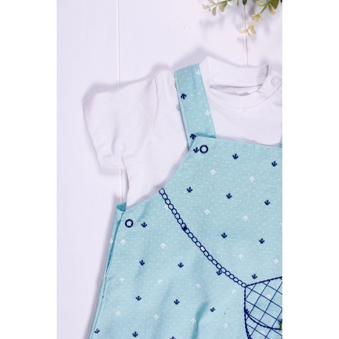 Canta Desenli Badili Kız Bebek Tulumu