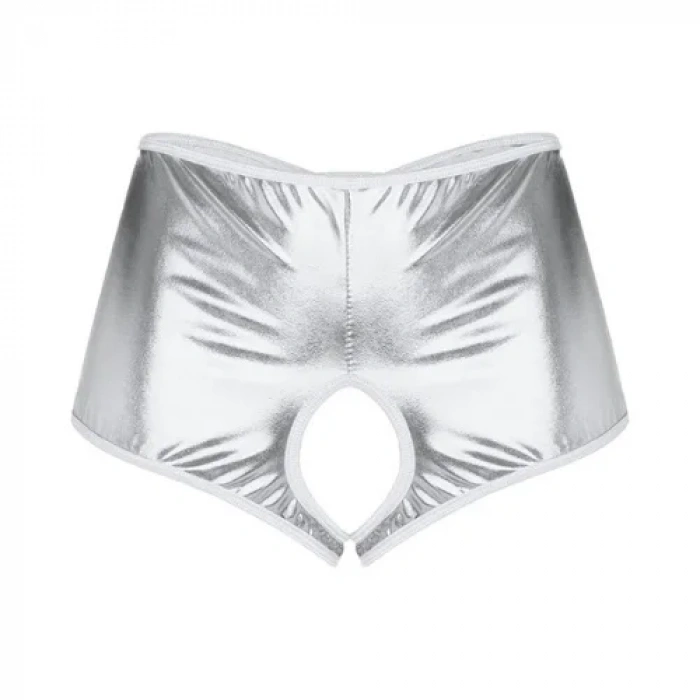 Fantezi Gümüş Özel Bölgeleri Açık Parlak Külot