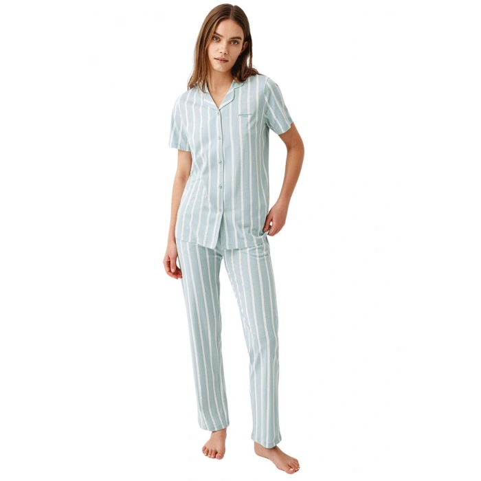 Gömlek Pijama Takım Kadın Pc9153-s
