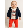 Erkek Bebek Today Baskılı Yağmurluk 3lü Takım