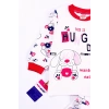 Hungry Desenli Kız Çocuk Pijama Takımı