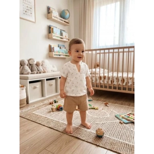 1/4 Yaş Müslin Kumaş Bebek Takımı