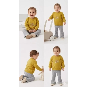 6/24 Ay İspanyol Paça Penye Bebek Takımı