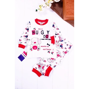 Hungry Desenli Kız Çocuk Pijama Takımı