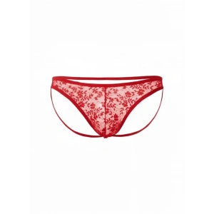 Seksi Dantelli Arkası Açık Seksi Kırmızı Erkek Külot