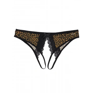 Ağı Açık Leopar Desenli Fantazi Bato Külot