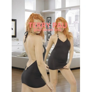 B120626 Metalli Mini Elbise