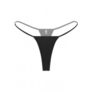 Büyük Beden Siyah Fantezi String