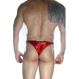 Erkek  Arkası Büzgülü Kırmızı Brazillian Slip