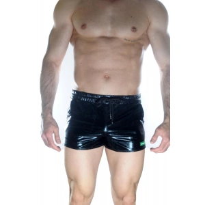 Erkek Siyah Lame Short