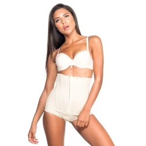  Ten Mı Emay 2824 Yüksek Bel Balen Agraflı Slıp Lazer Korse