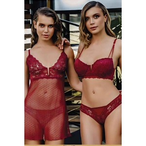 Sütyen Külot Kombinezon Takım Kadın 1200