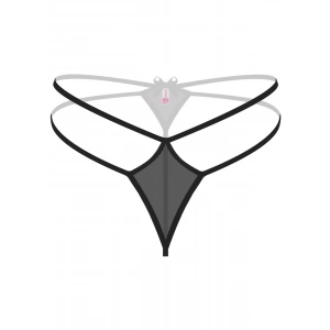 Transparan Siyah Fantazi Külot String