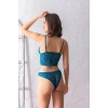 Dantelli Hafif Destekli Bralet Ve String Takım Petrol Mavisi (brf31712)
