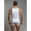 Erkek Beyaz Tank Top Boxer Takım