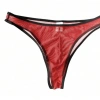 Erkek  Biyeli Kırmızı Transparan Brazillian Slip