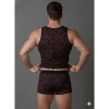 Erkek Desenli Tank Top Boxer Takımı