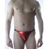 Erkek Kırmızı Lame Brazillian Slip