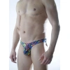Erkek Renkli Desenli Slip İç Çamaşırı