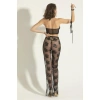 Fantezi Transparan Bralet, Pantolon Takım Siyah (brf6154)