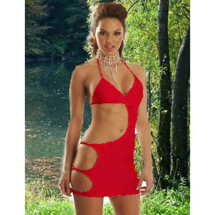 B060785 Dekolteli Seksi Elbise