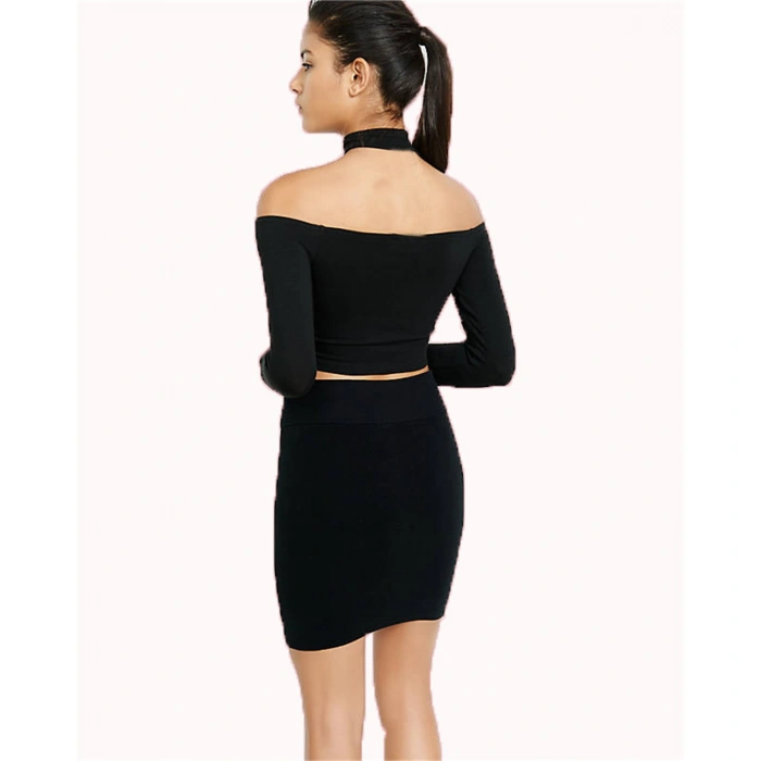 B101280 Uzun Kollu Bustiyer Etek Takım