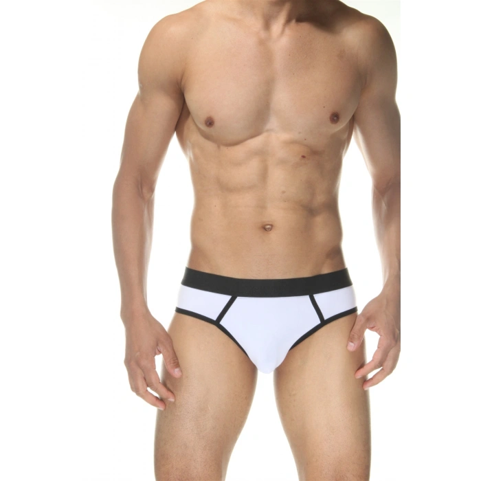 Beyaz Jockstrap Erkek  İç Giyim