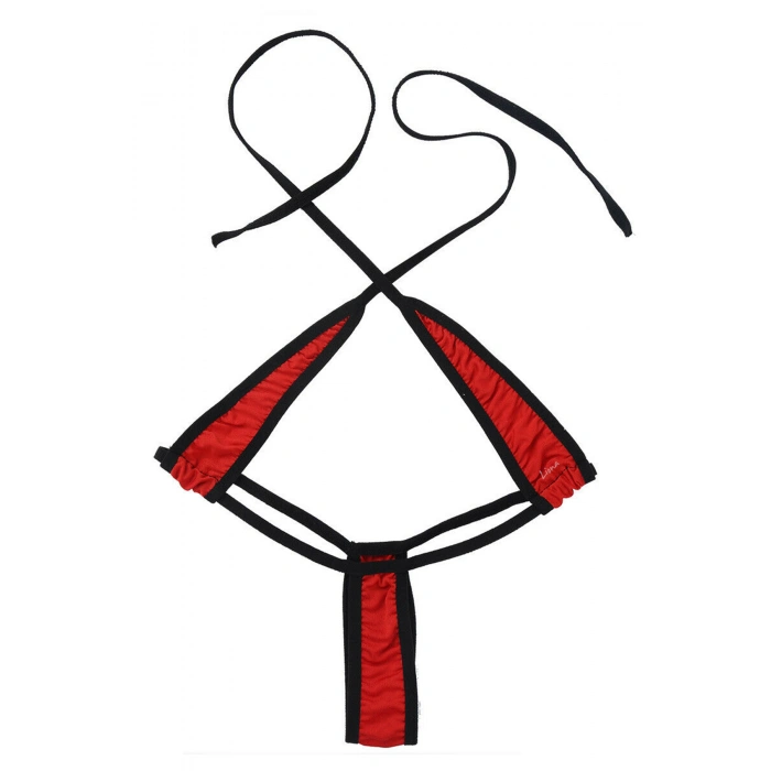 Büyük Beden Fantezi İç Giyim Kırmızı Seksi Fantazi Gecelik