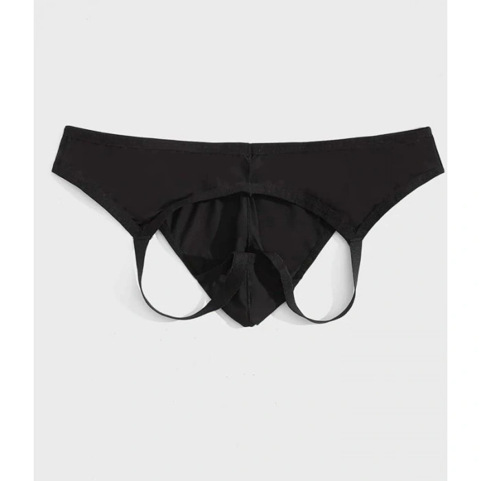 Erkek  Fantazi Siyah Jockstrap İç Giyim