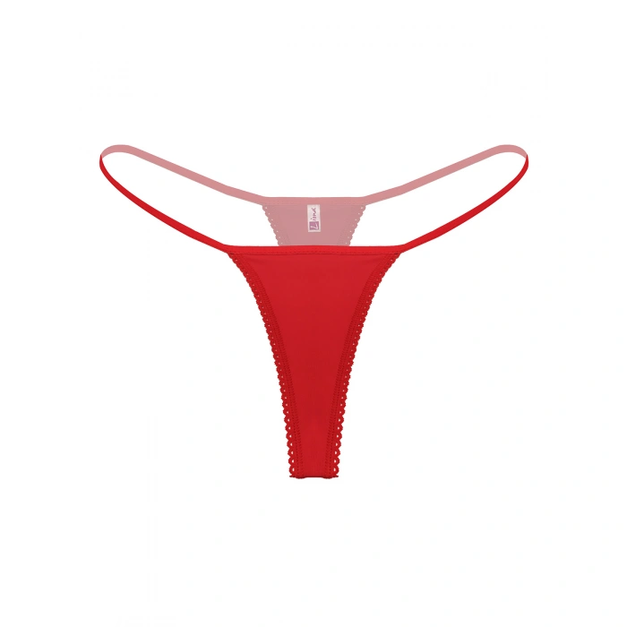 Kırmızı Fantazi Giyim Kadın Fantezi String