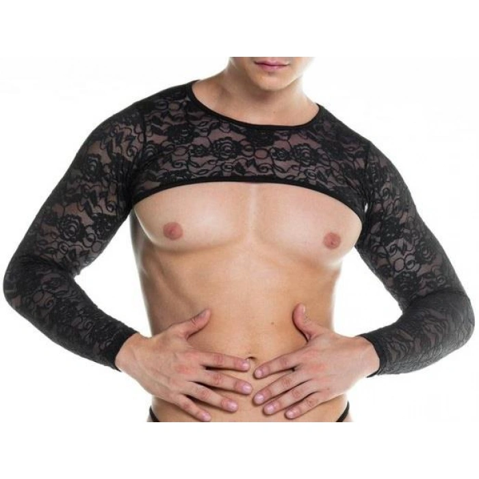 Erkek  Fantezi Dantel Crop