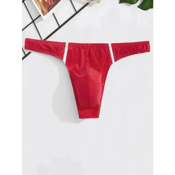 Erkek  Kırmızı Tanga İç Çamaşırı