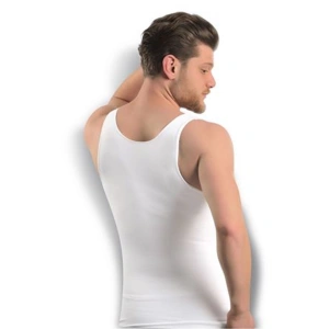 Beyaz Erkek  Dikişsiz Vücut Toparlayıcı Korse - 740