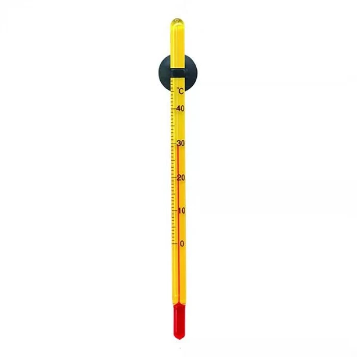 Aquael Akvaryum Cam Termometre - Sarı