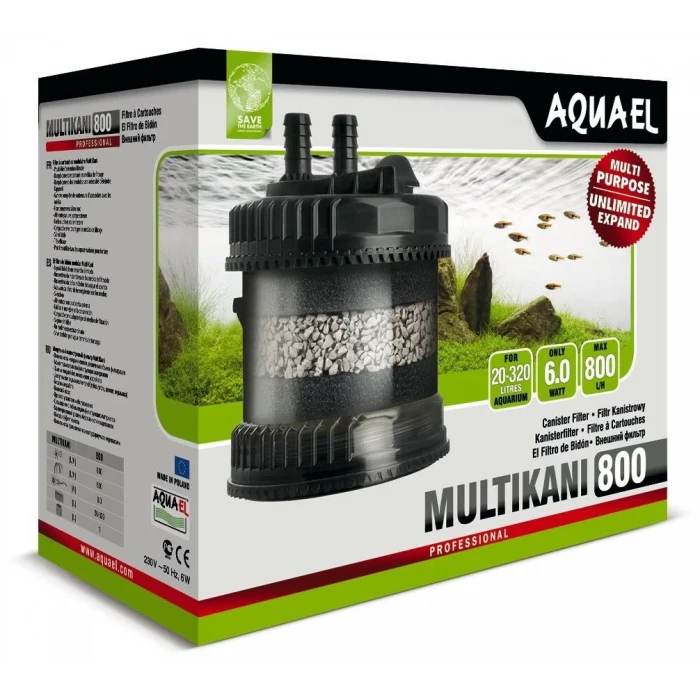 Aquael Multikani Filter Dış Filtre 800 Litre