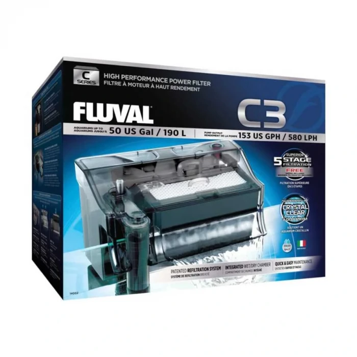 Fluval C3 Power Askı Filtre 580 Lt/S