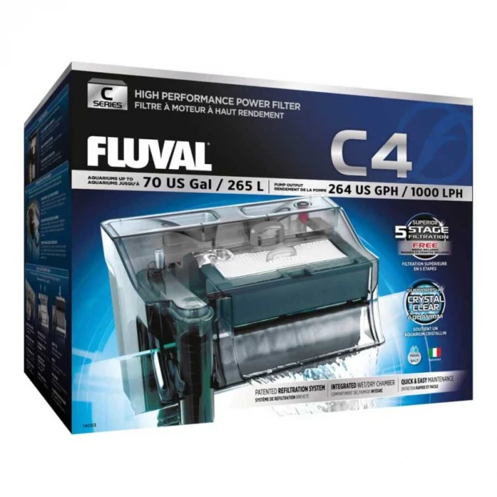 Fluval C4 Power Askı Filtre 1000 Lt/S