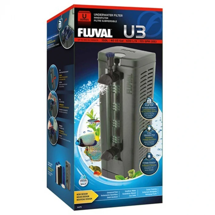 Fluval U3 Akvaryum iç Filtre 600Lt/H