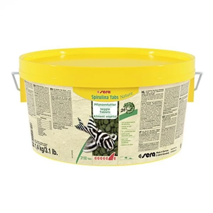 Sera Spirulina Tabs Nature Kovadan Bölme 100 adet