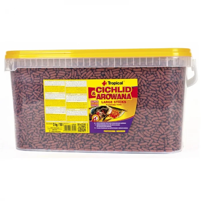 Tropical Cichlid & Arowana Large Sticks Kovadan Bölme 100gr