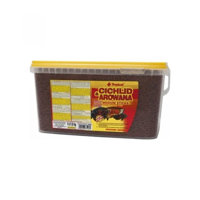 Tropical Cichlid & Arowana Medium Sticks Kovadan Bölme 100gr