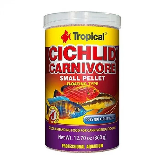 Tropical Cichlid Carnivore Small Pellet 90gr