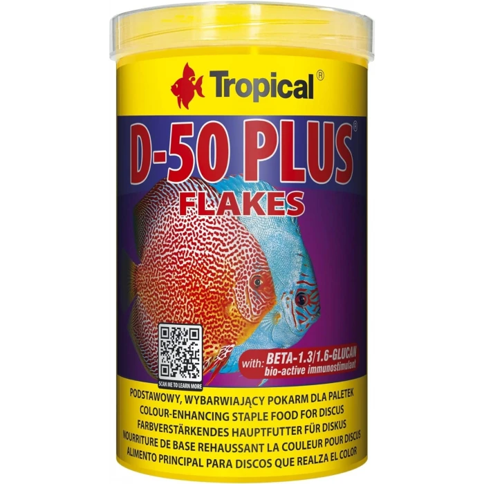 Tropical D 50 Plus Flakes Kovadan Bölme 100gr
