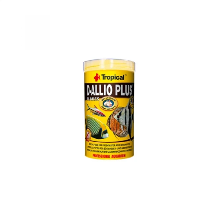 Tropical D-Allio Plus Flakes Kovadan Bölme 100gr