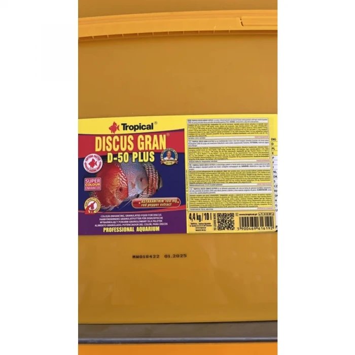 Tropical Discus Gran D-50 Plus Kovadan Bölme 100gr