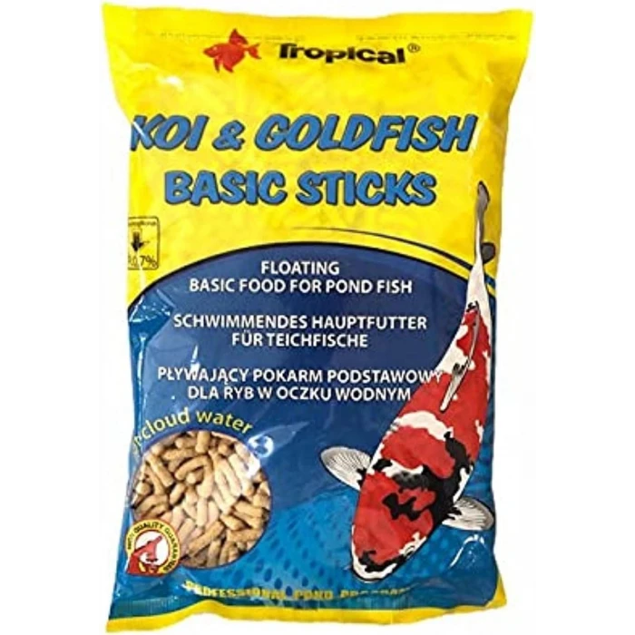 Tropical Koi & Goldfish Basic Sticks 90 gr Paket
