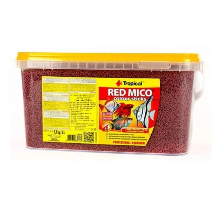 Tropical Red Mico Colour Sticks Floating Type Kovadan Bölme 100 gr