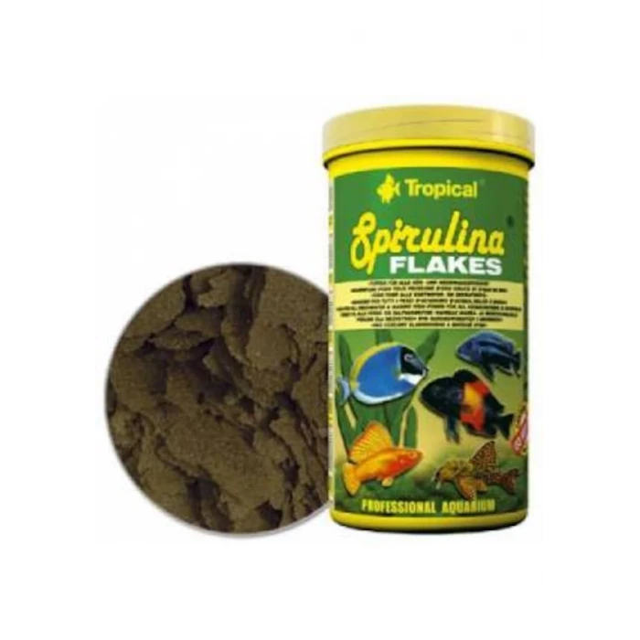 Tropical Spirulina Flakes Kovadan Bölme 100gr