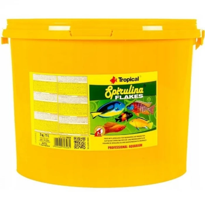 Tropical Spirulina Flakes Kovadan Bölme 100gr